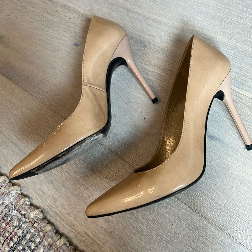 Nude high heels